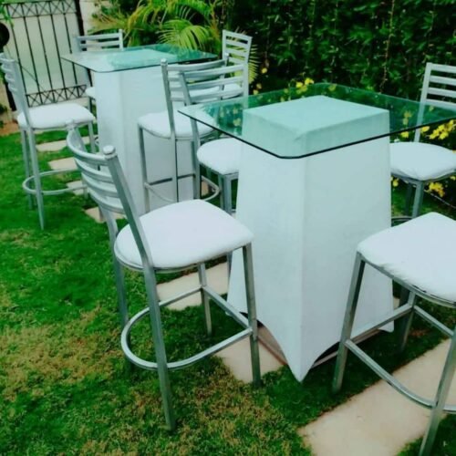 Cocktail High table white